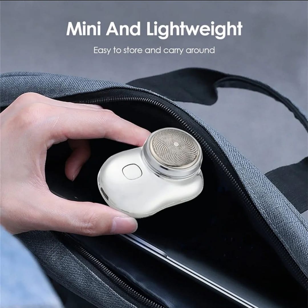 Mini Portable Shaver Men Is USB Rechargeable Washable Beard Trimmer