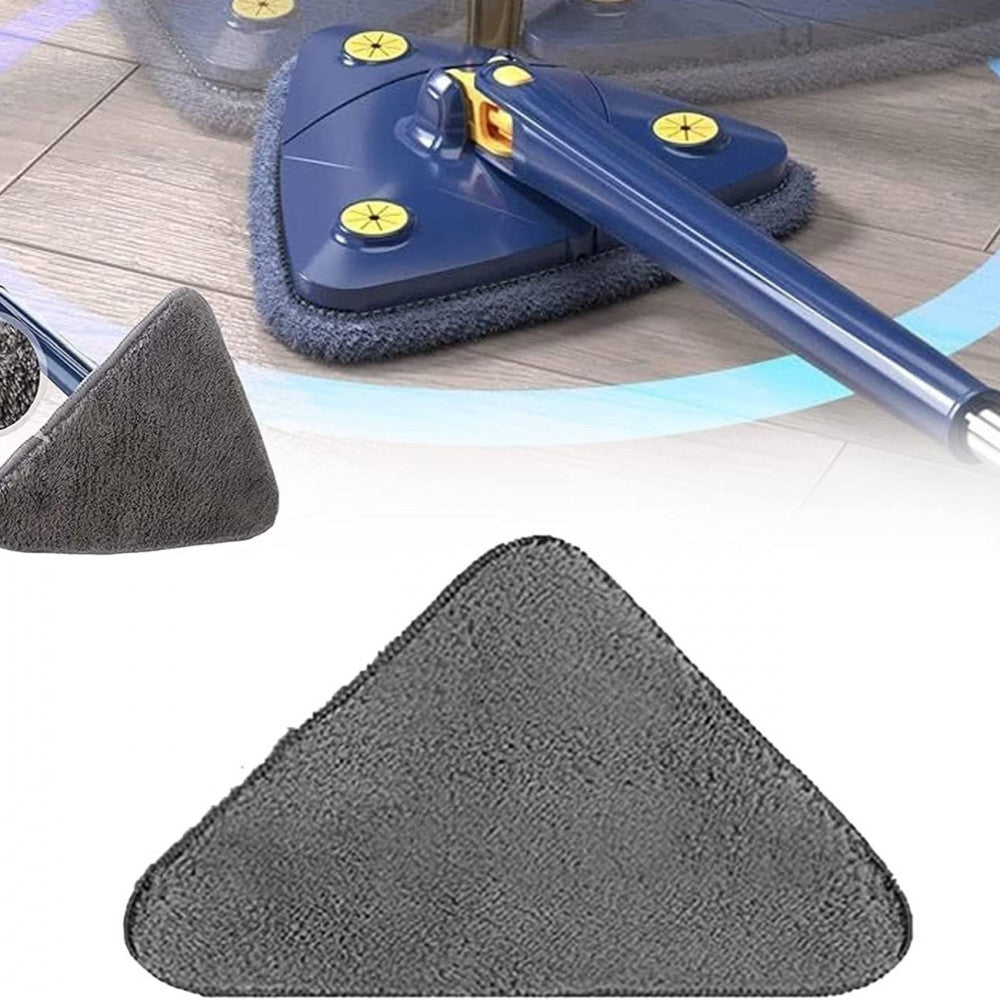 Extended Triangular Mop 360 Rotatable Twist Squeeze Wringing