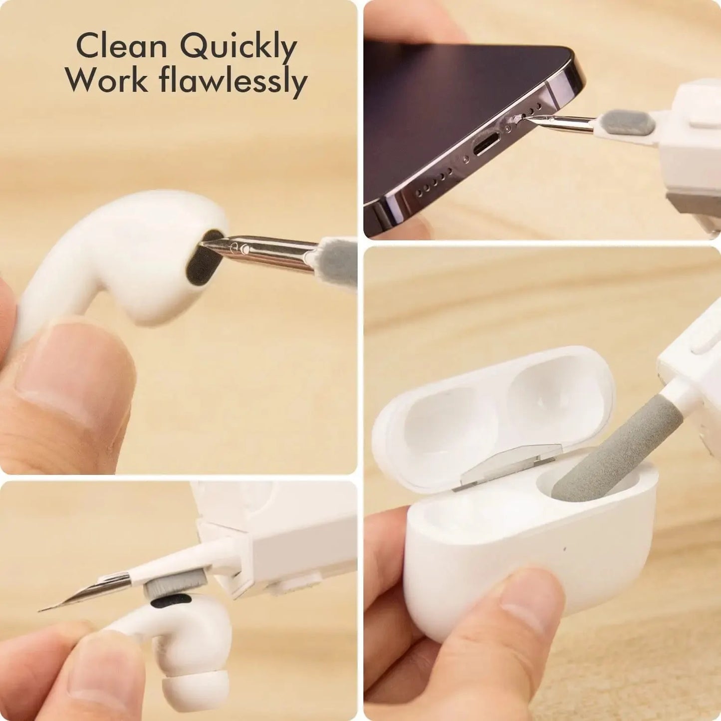7 in 1 Keyboard Cleaning Brush Computer Earphone