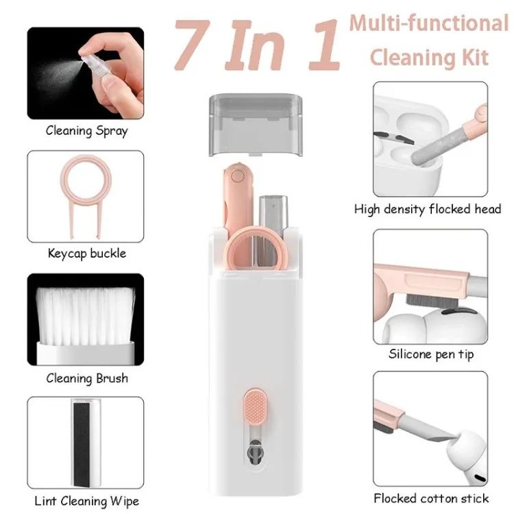 7 in 1 Keyboard Cleaning Brush Computer Earphone