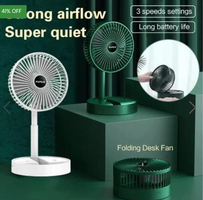 Telescopic Folding Fan direct USB