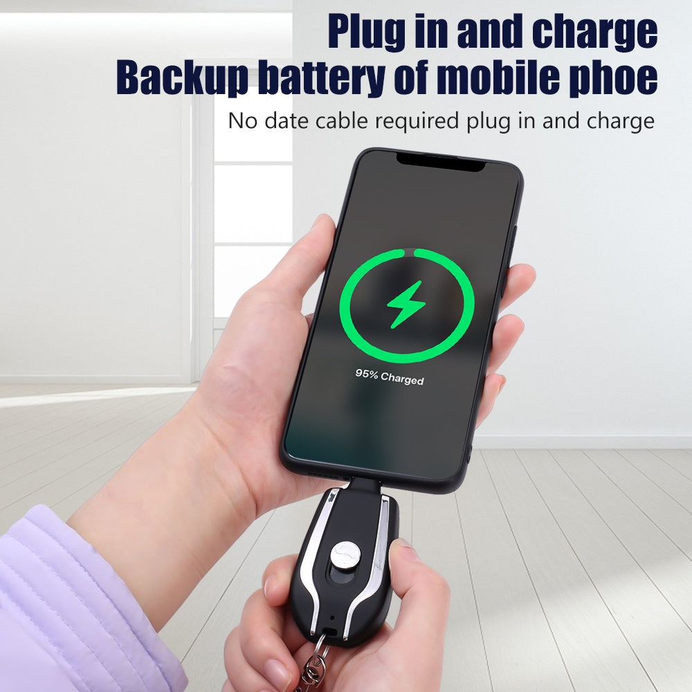 Portable Keychain Charger 1500mAh Ultra