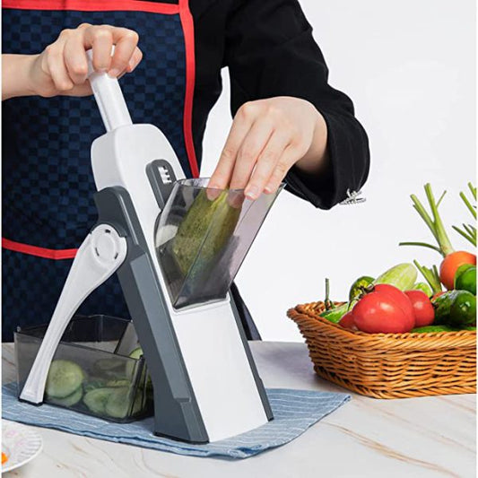 Mandoline, 4 In 1 Vertical Vegetable Cutter Chopper Shredder Grater Artifact