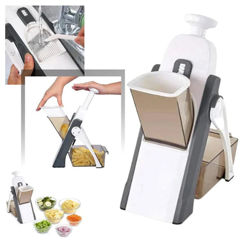 Mandoline, 4 In 1 Vertical Vegetable Cutter Chopper Shredder Grater Artifact