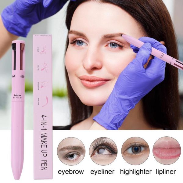 4 In 1 Waterproof Makeup Pen Eyebrow Pencil Long