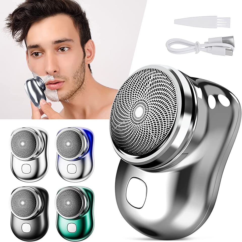 Mini Portable Shaver Men Is USB Rechargeable Washable Beard Trimmer