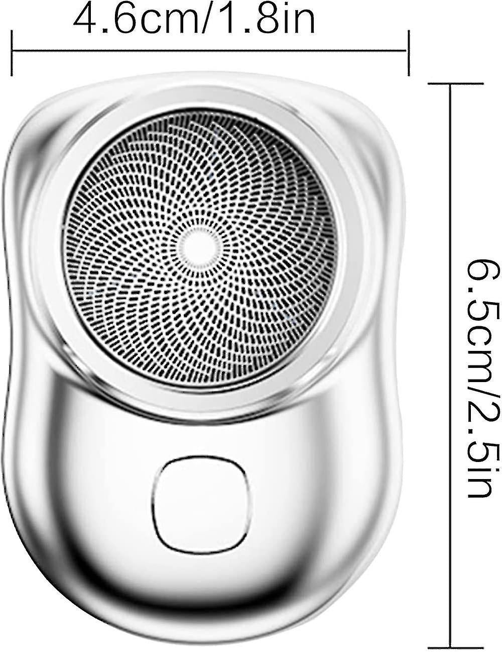 Mini Portable Shaver Men Is USB Rechargeable Washable Beard Trimmer