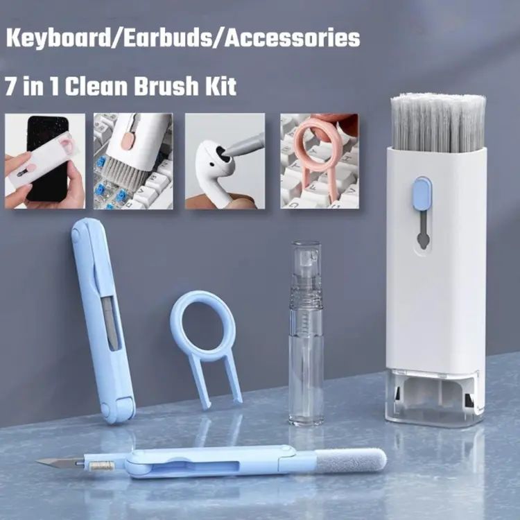 7 in 1 Keyboard Cleaning Brush Computer Earphone