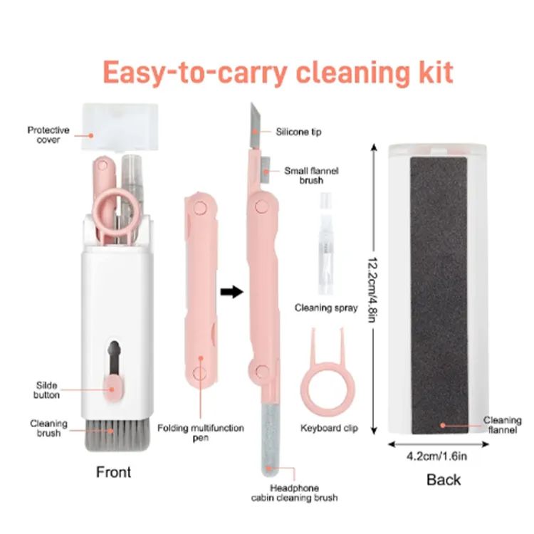 7 in 1 Keyboard Cleaning Brush Computer Earphone