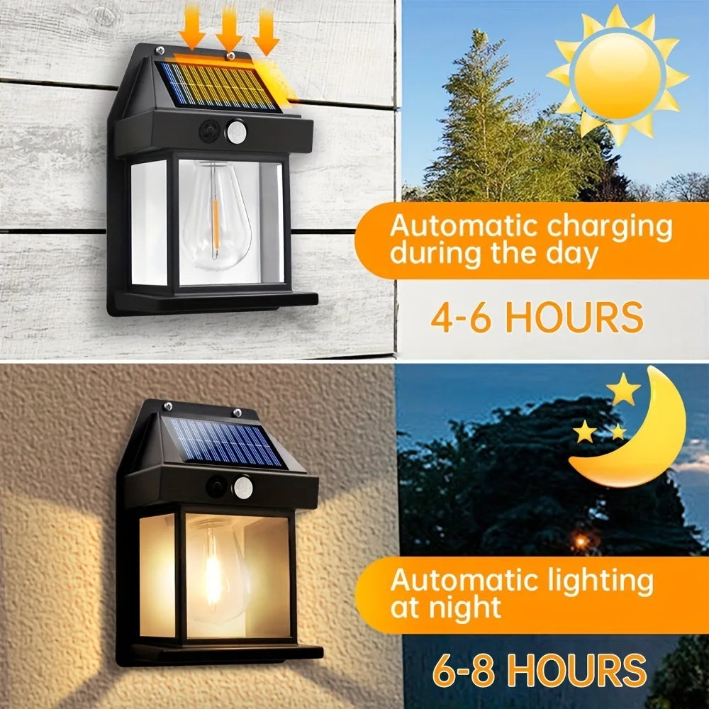 New Solar Tungsten Filament Lamp Outdoor