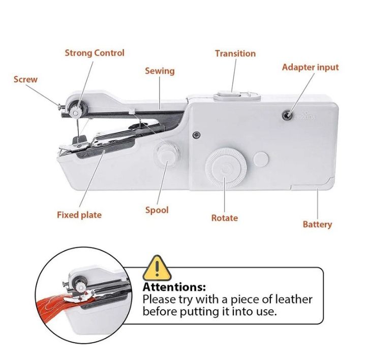 Portable Electric Handheld Sewing Machine Mini Stitch