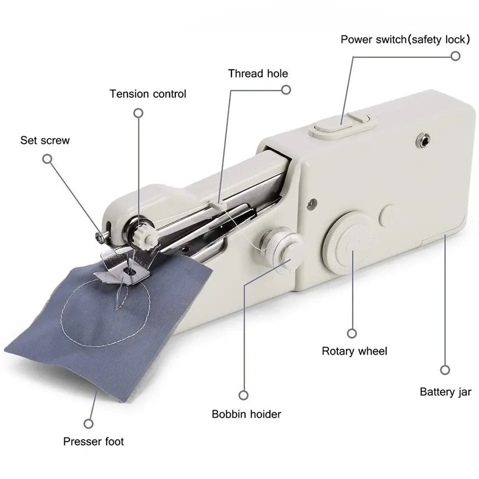 Portable Electric Handheld Sewing Machine Mini Stitch