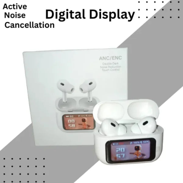 Airpods Pro With Digital Display  Anc And Transparency