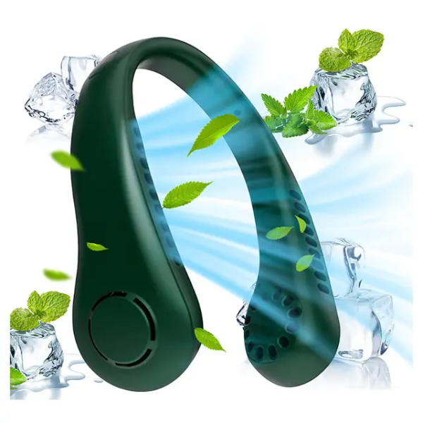 Neck Fan Portable Bladeless Hanging Neck 600mAh Rechargeable