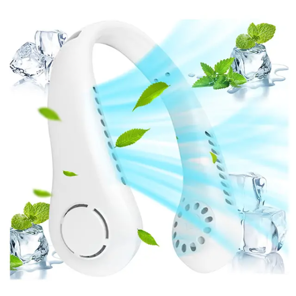 Neck Fan Portable Bladeless Hanging Neck 600mAh Rechargeable