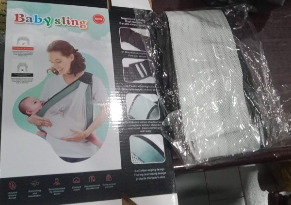 Baby carrier, ergonomic baby strap one shoulder labor-saving polyester baby half wrapped sling