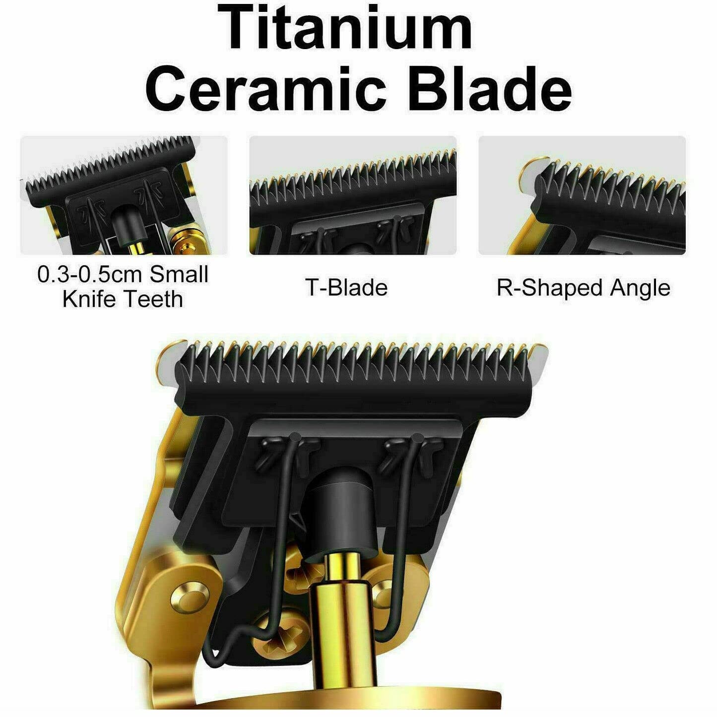 Vintage T9 USB Hair Clipper & Beard Shaver For Men