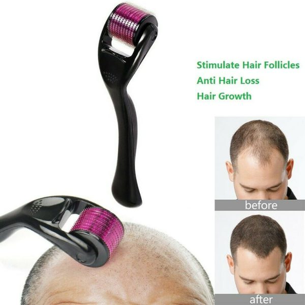 Derma Roller microneedle titanium for hair re-growth on scalp (0.5mm)